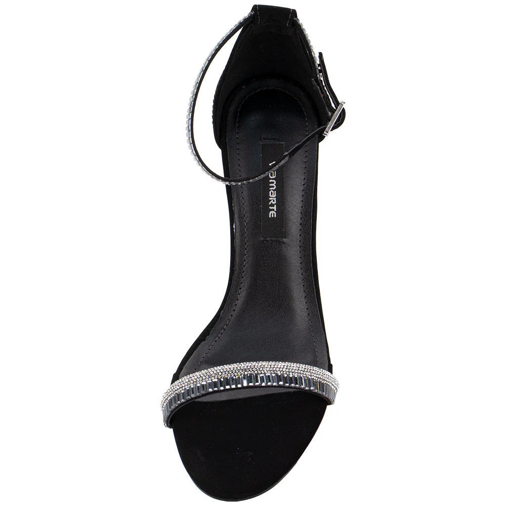 SANDÁLIA FEMININA SALTO FINO VIA MARTE 282001 Preto 5
