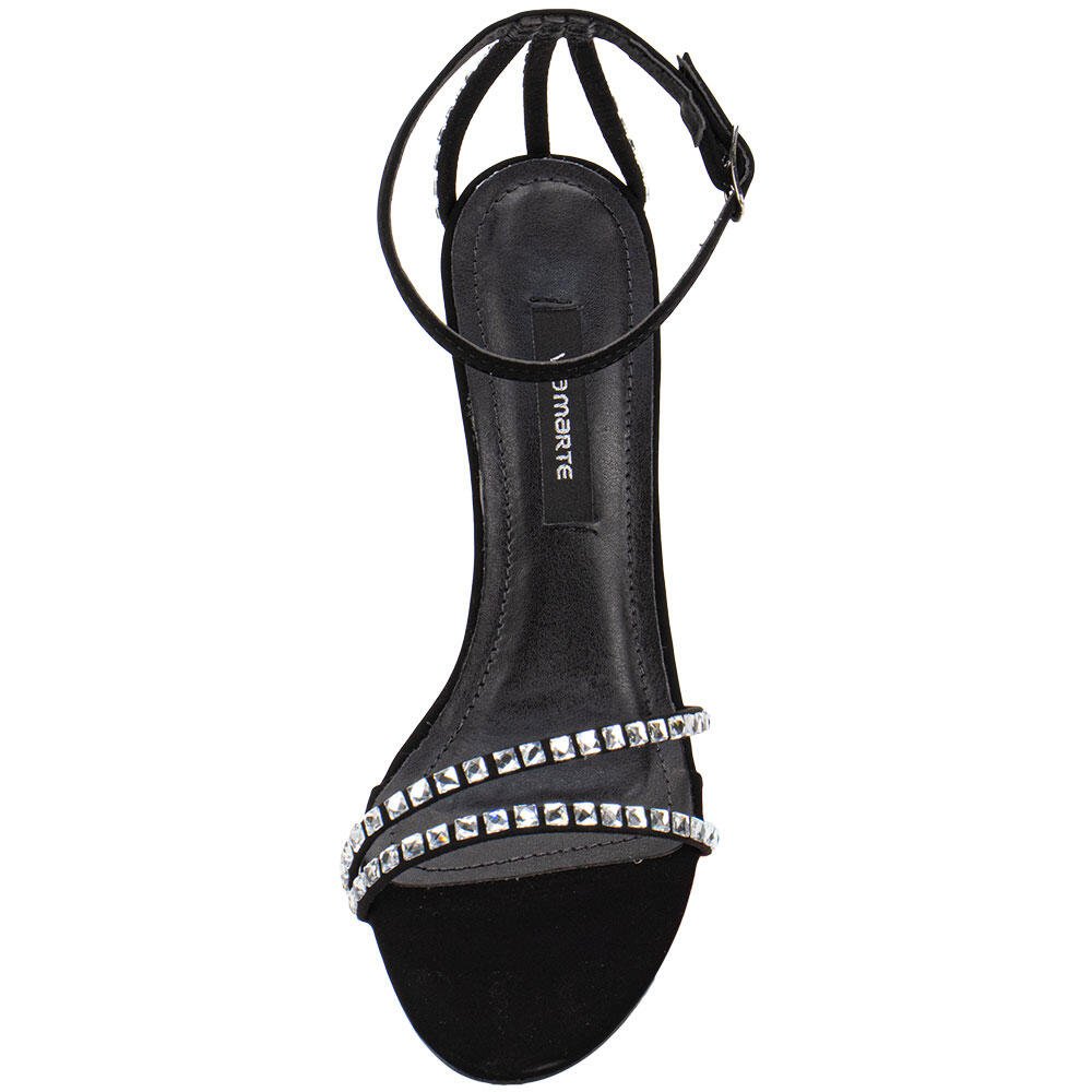 SANDÁLIA FEMININA SALTO FINO VIA MARTE 282002 Preto 5