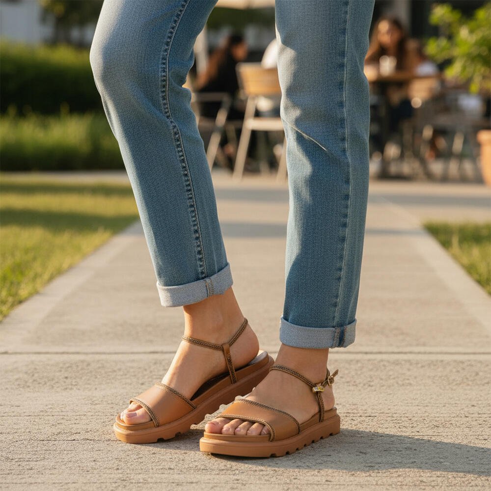 SANDÁLIA FEMININA FLAT VIZZANO 6459136 Marrom 2