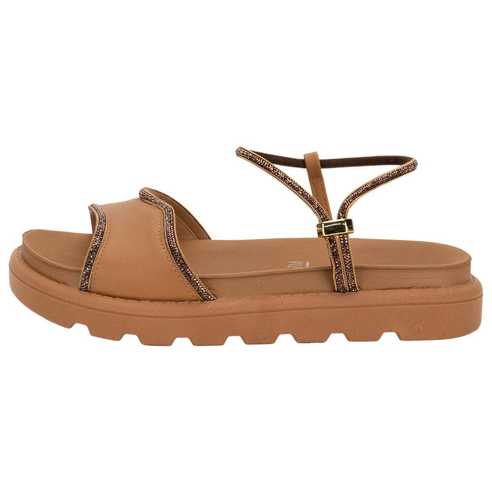 SANDÁLIA FEMININA FLAT VIZZANO 6459136 Marrom 3