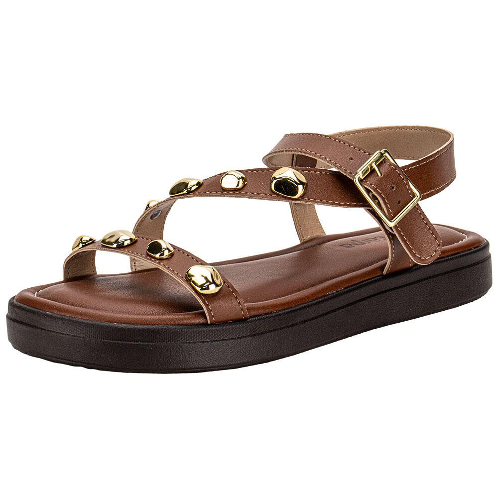 SANDÁLIA FEMININA FLAT VIA SCARPA 173718982