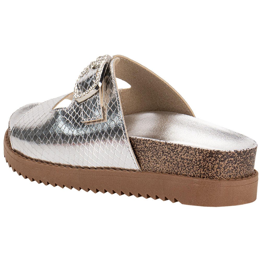 SANDÁLIA FEMININA CONFORTO MOLECA 5500117 Prata 3