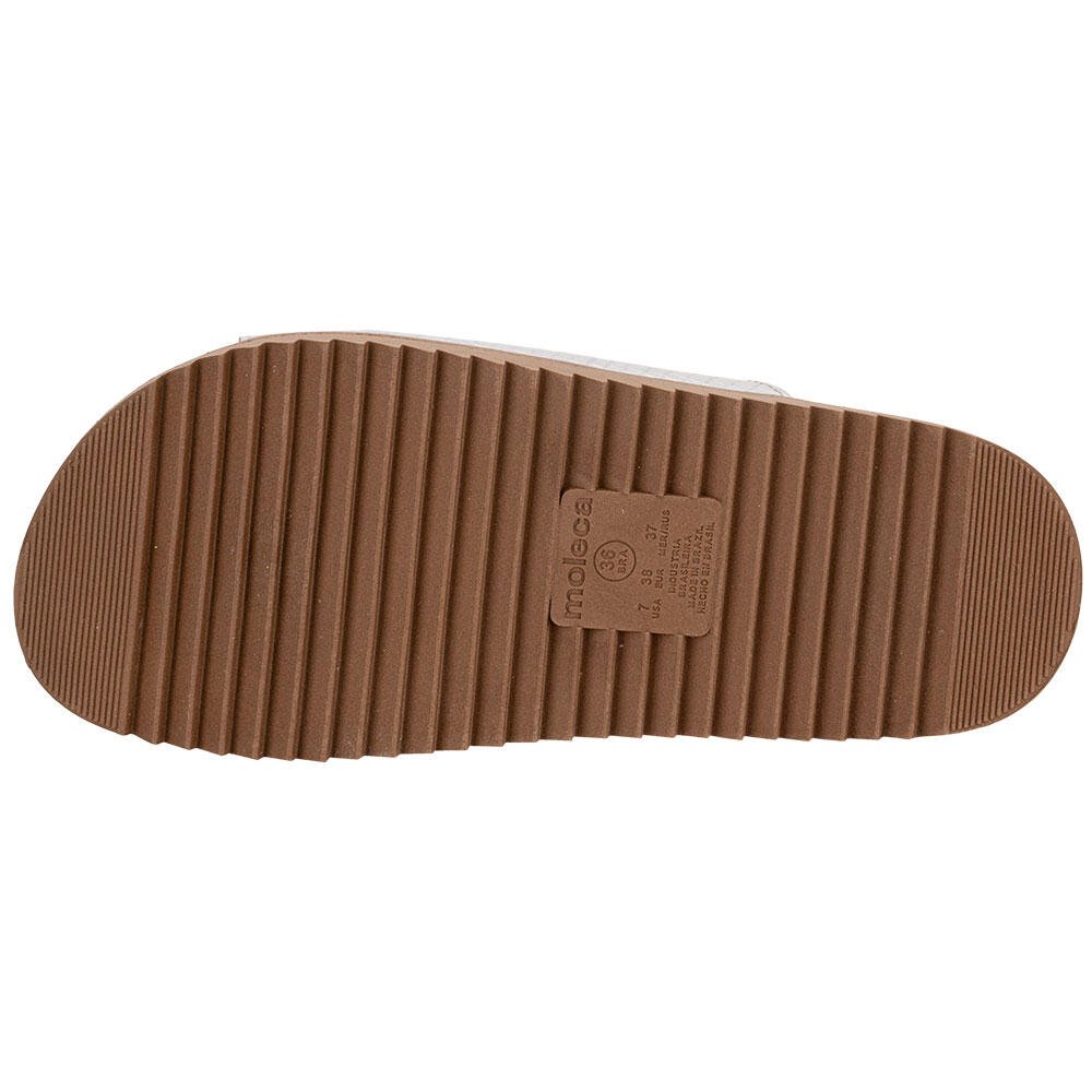 SANDÁLIA FEMININA CONFORTO MOLECA 5500117 Prata 4