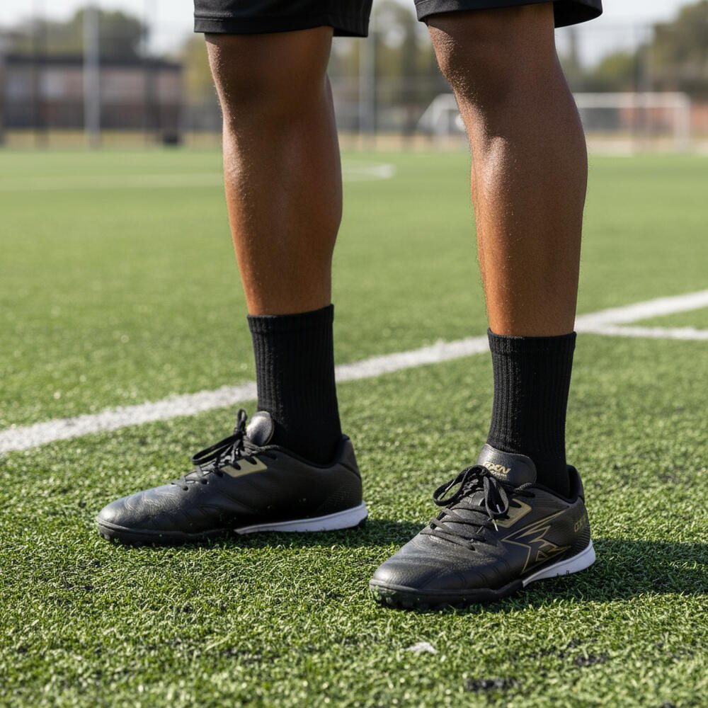 CHUTEIRA MASCULINA SOCIETY MUNDIALLI 4 OXN 390 Preto/Dourado 2