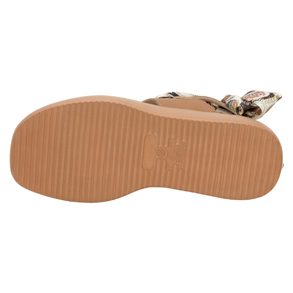 SANDÁLIA FEMININA ANABELA MODARE 7189113 Camel 4