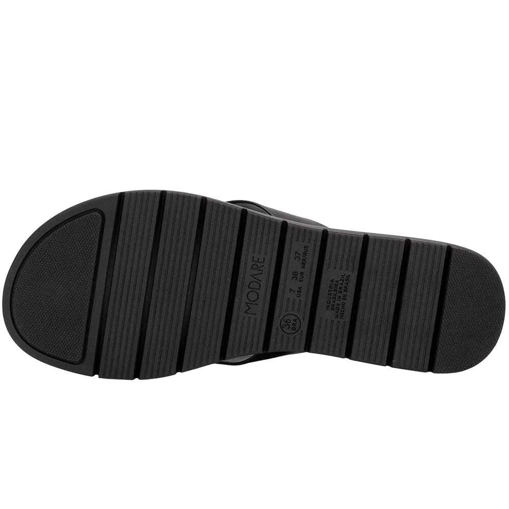 TAMANCO FEMININO FLAT MODARE 7162331 Preto 4