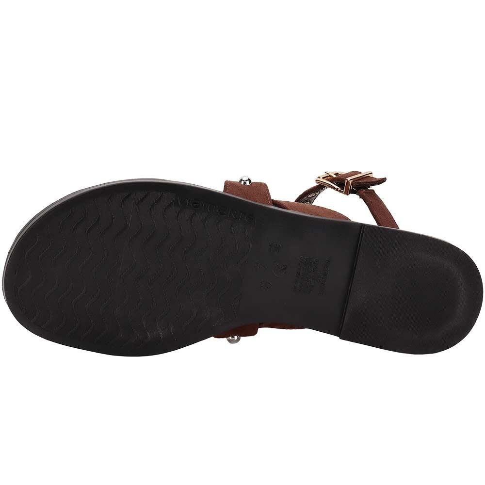 SANDÁLIA FEMININA FLAT VIA MARTE 329004 Chocolate 4