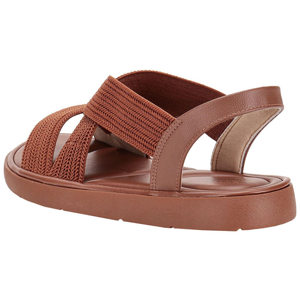 SANDÁLIA FEMININA FLAT MODARE 7208105 Marrom 3