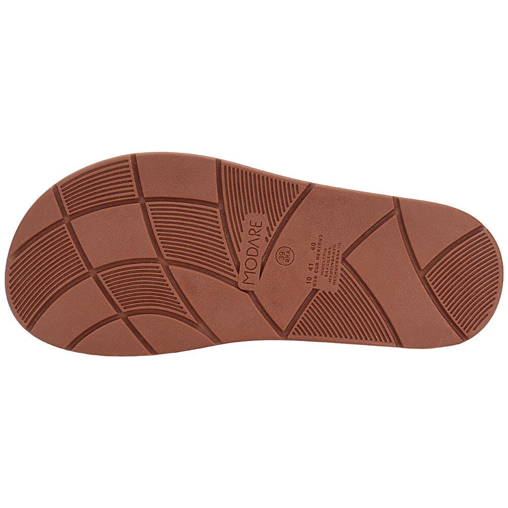 SANDÁLIA FEMININA FLAT MODARE 7208105 Marrom 4