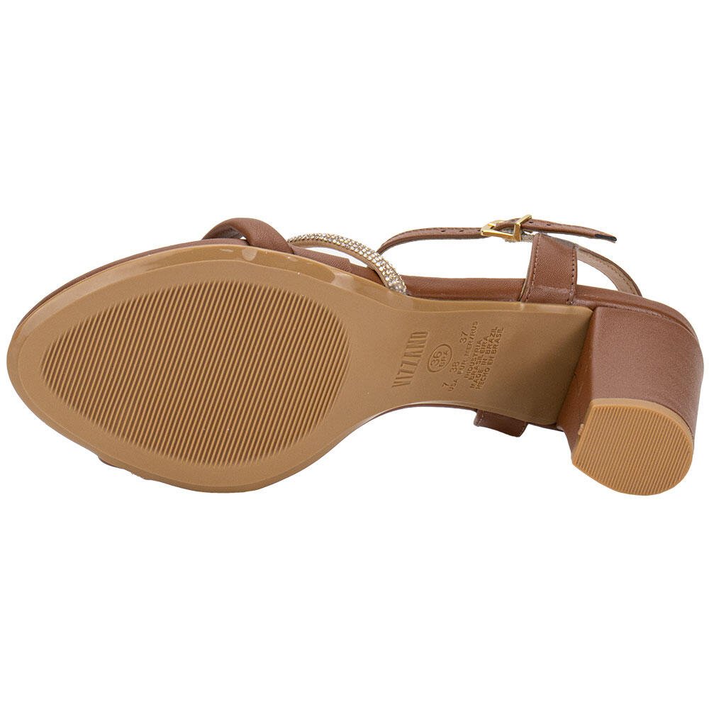 SANDÁLIA FEMININA SALTO GROSSO VIZZANO 62621034 Marrom 3