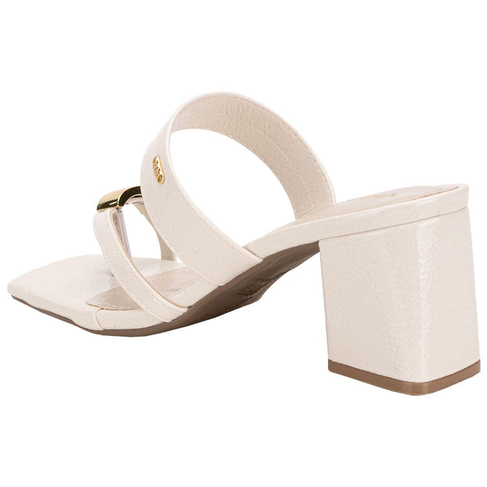 TAMANCO FEMININO SALTO GROSSO VIA MARTE 264006 Branco 2