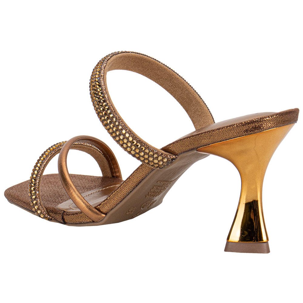 TAMANCO FEMININO SALTO TAÇA VIA MARTE 166046 Bronze 2