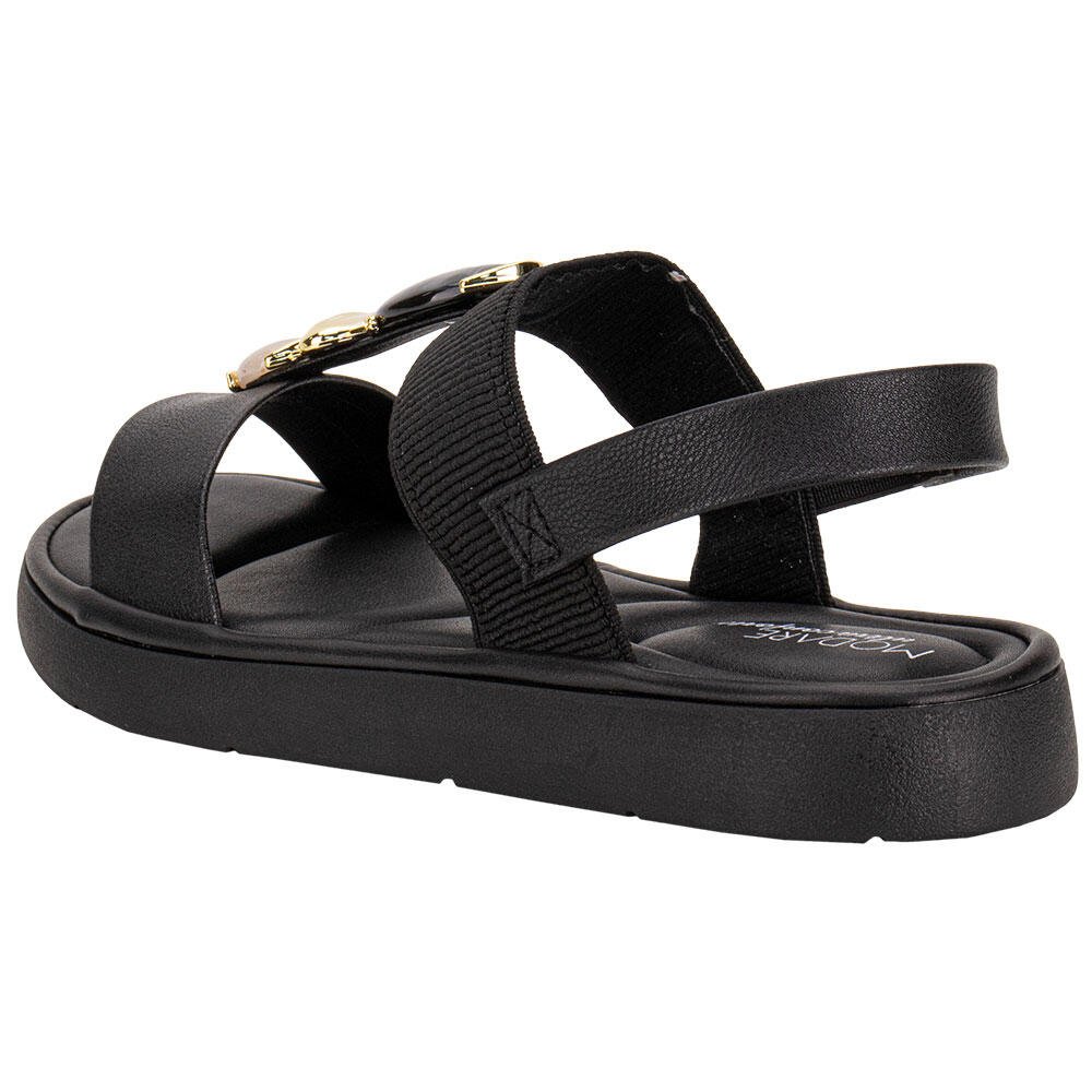 SANDÁLIA FEMININA FLAT MODARE 7208108 Preto 3