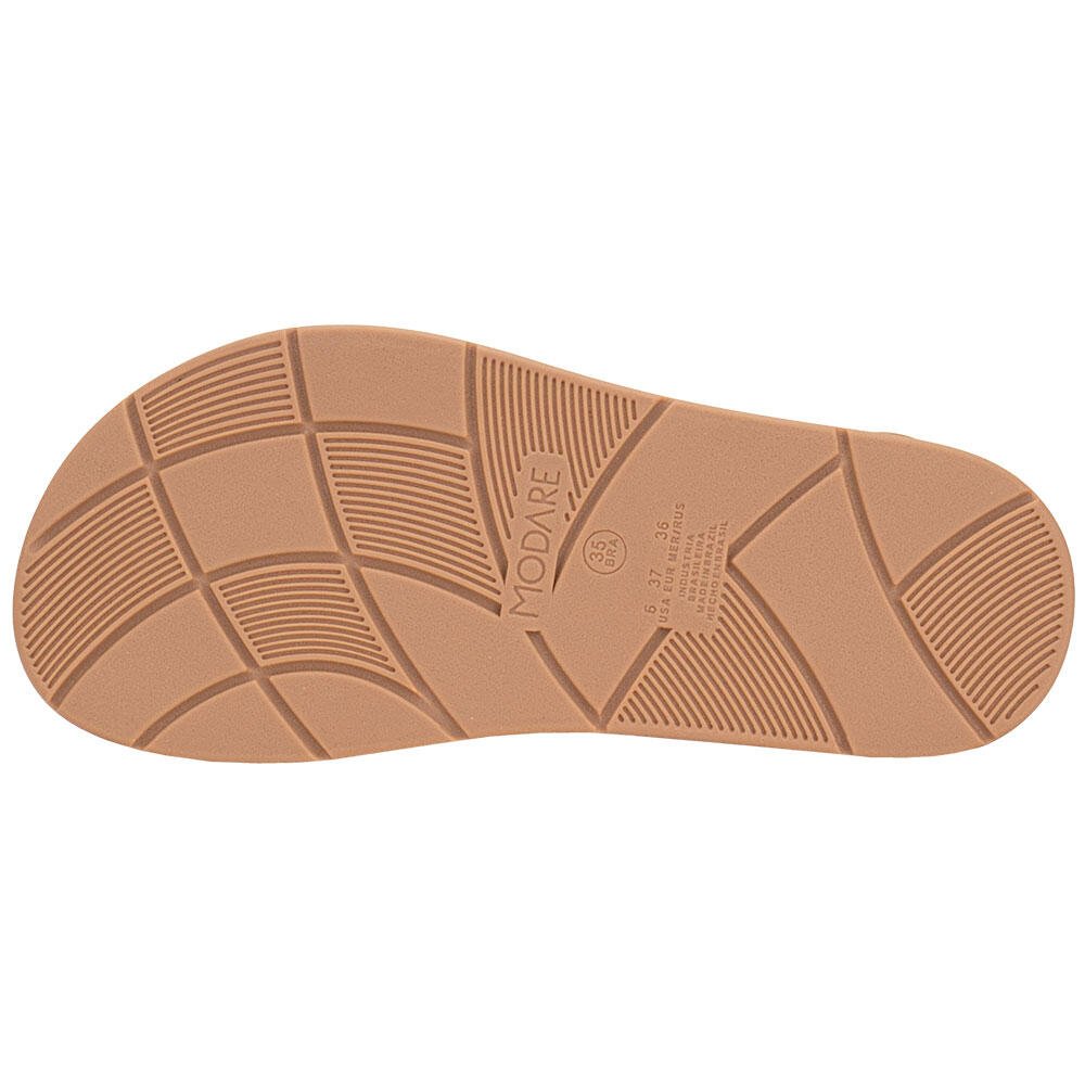 SANDÁLIA FEMININA FLAT MODARE 7208108 Bege 3