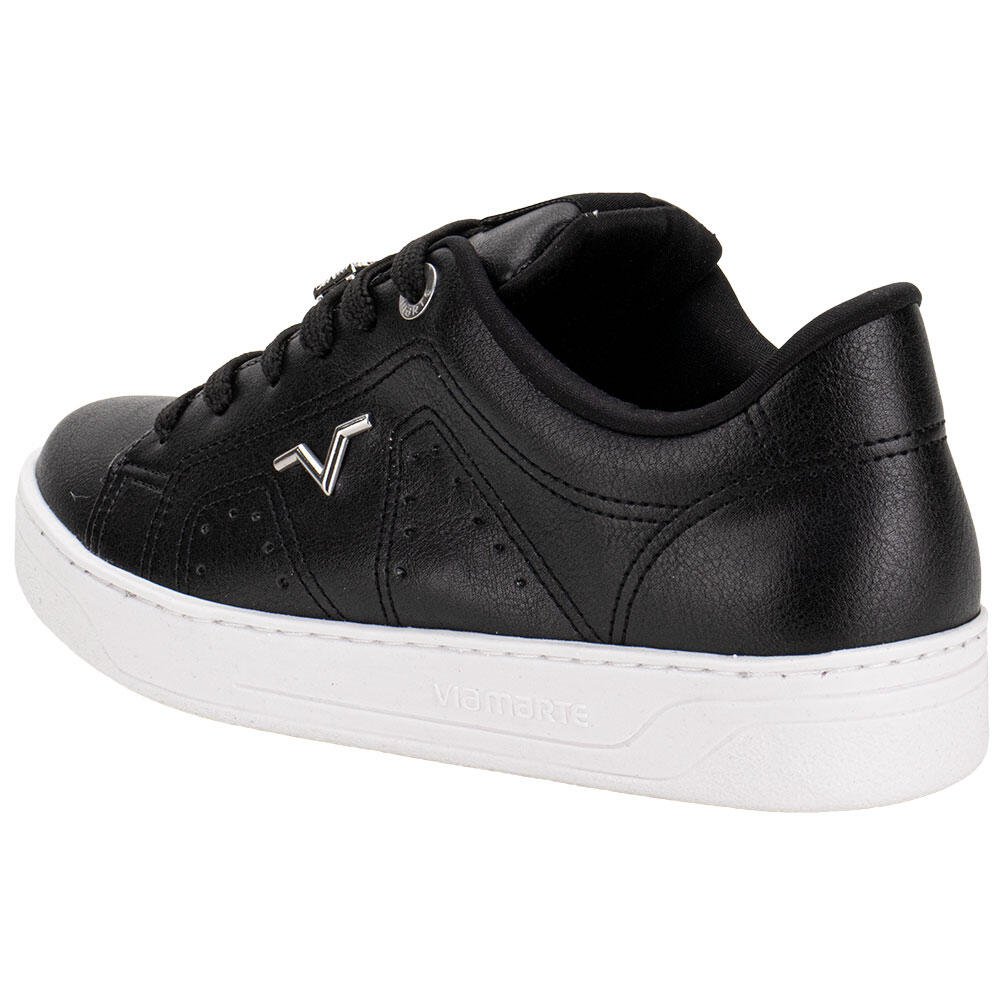 TÊNIS FEMININO CASUAL VIA MARTE 020012 Preto 2
