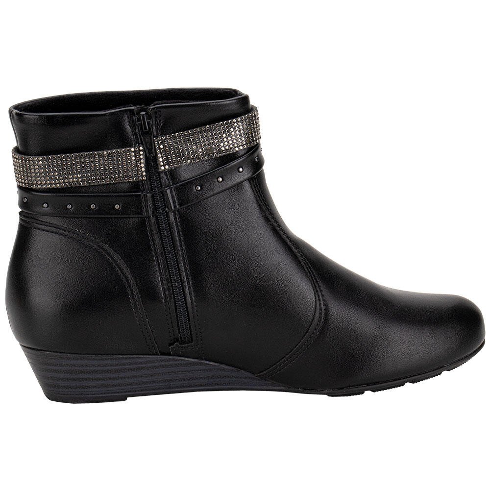 BOTA FEMININA CANO BAIXO MODARE 7076113 Preto 4