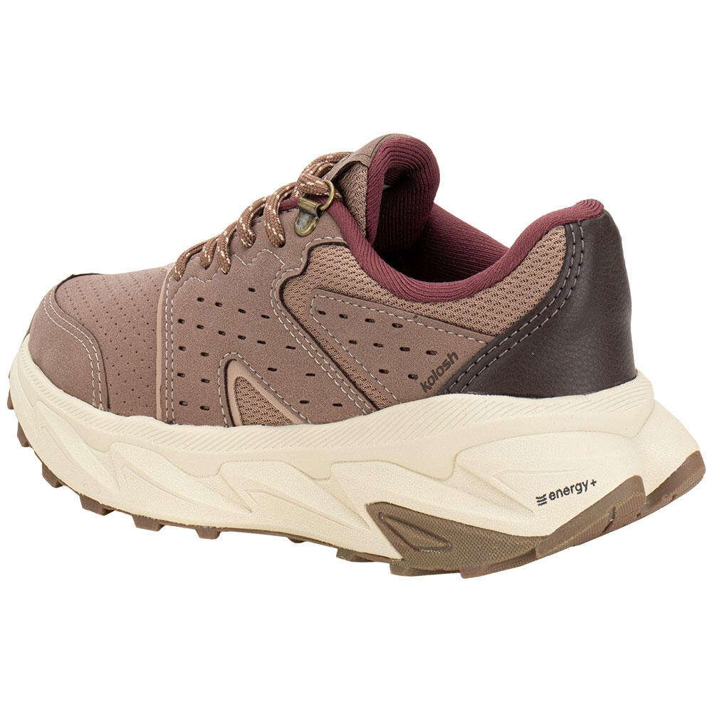TÊNIS FEMININO TRAIL KOLOSH E0481 Marrom 3