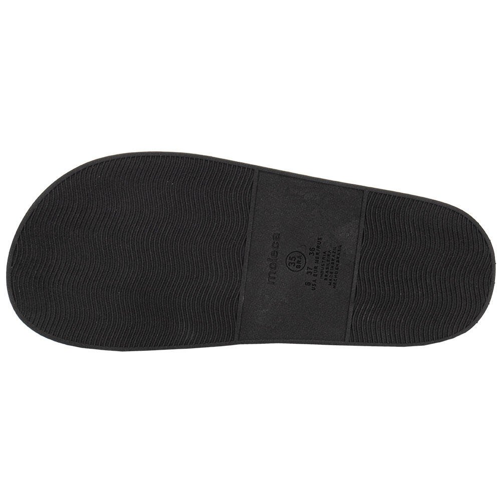 TAMANCO FEMININO FLAT MOLECA 5469135 Preto/Prata 4