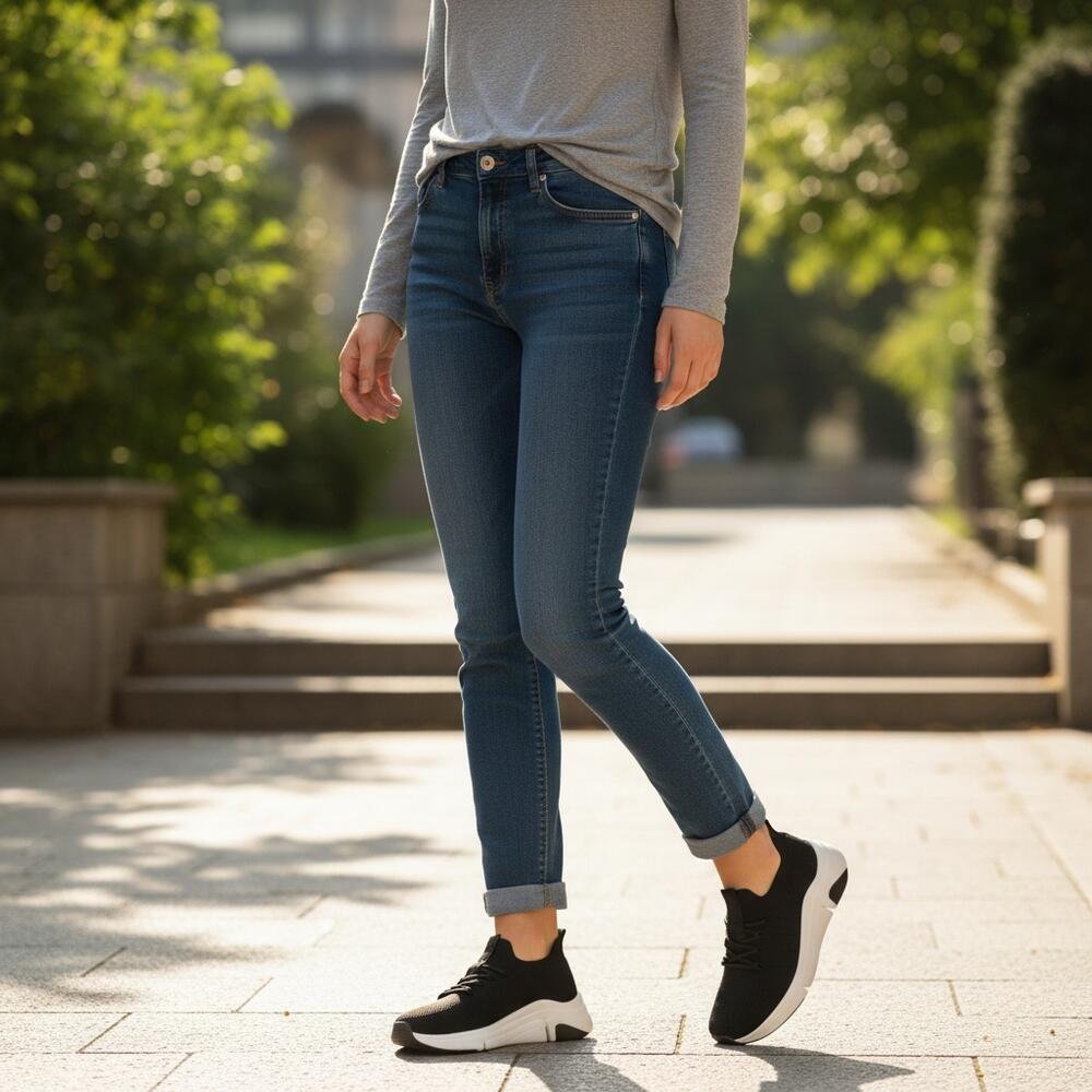 TÊNIS FEMININO SLIP ON MODARE 7401100 Preto 2