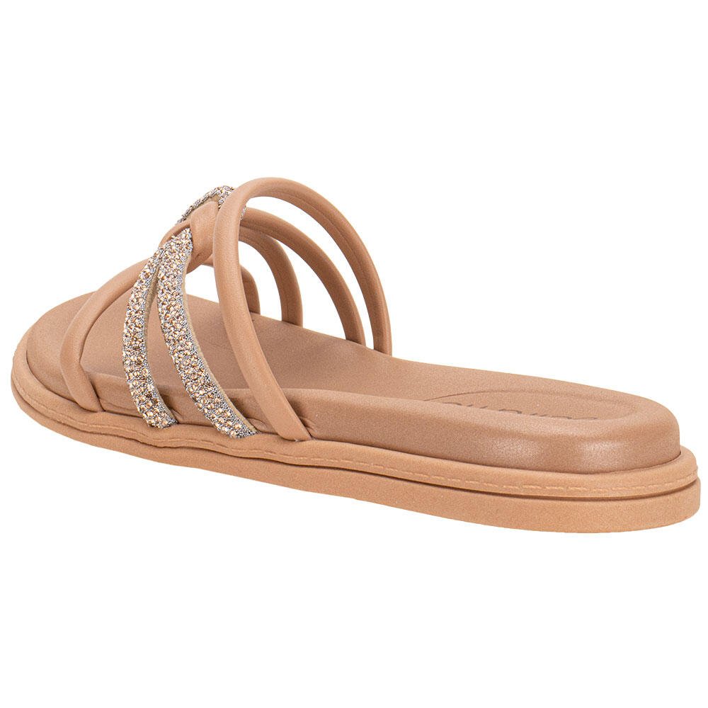 TAMANCO FEMININO FLAT BEIRA RIO 8488123 Bege 3