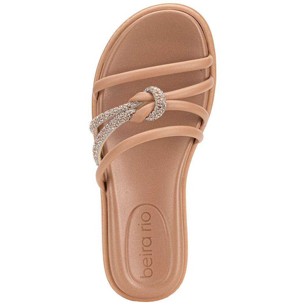 TAMANCO FEMININO FLAT BEIRA RIO 8488123 Bege 5