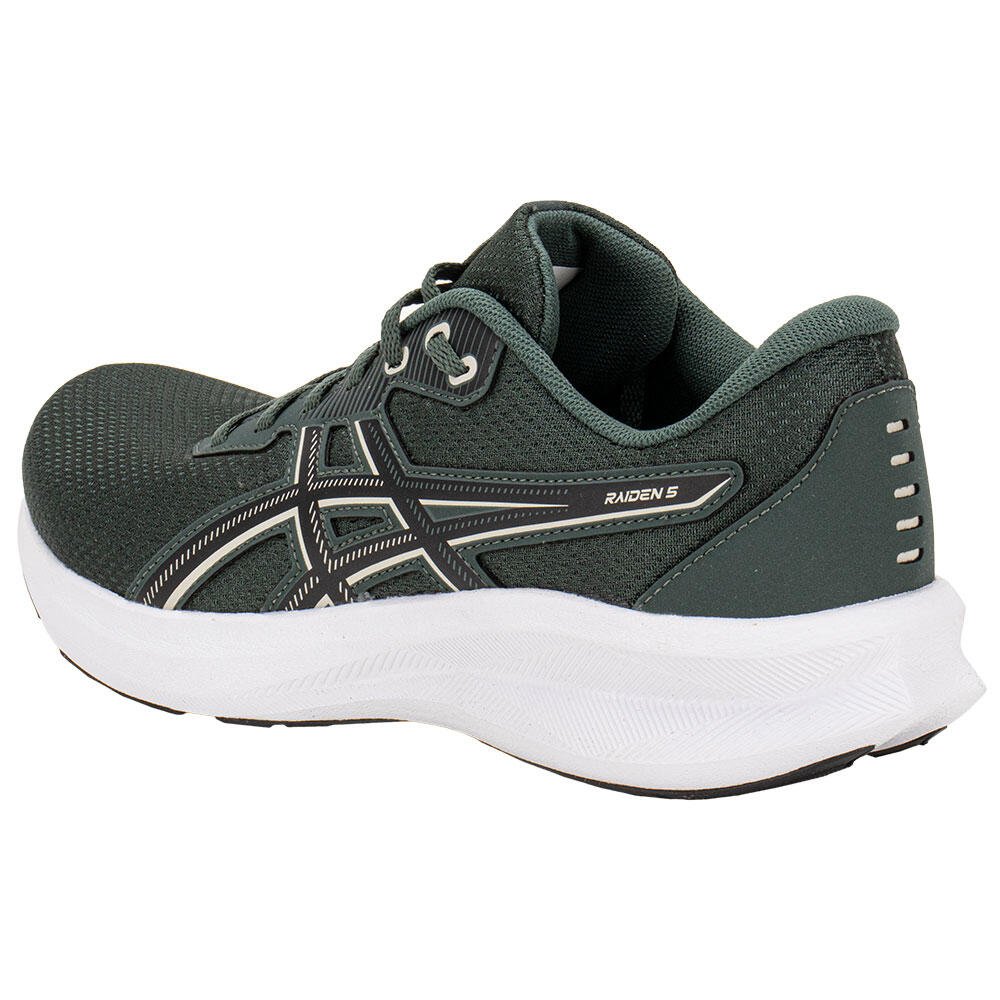 TÊNIS MASCULINO RAIDEN 5 ASICS 1011C287 Verde 3