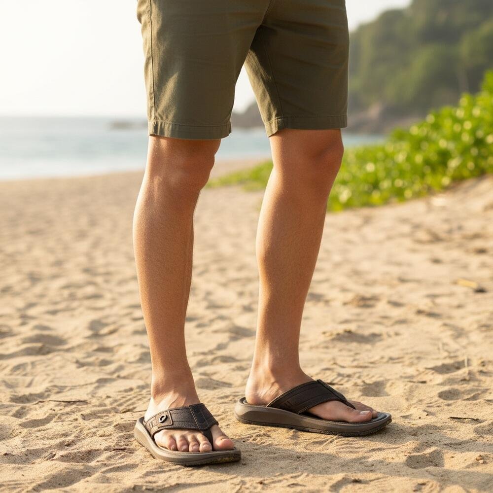 CHINELO MASCULINO SANTORINI VIII CARTAGO 12536 Café 2