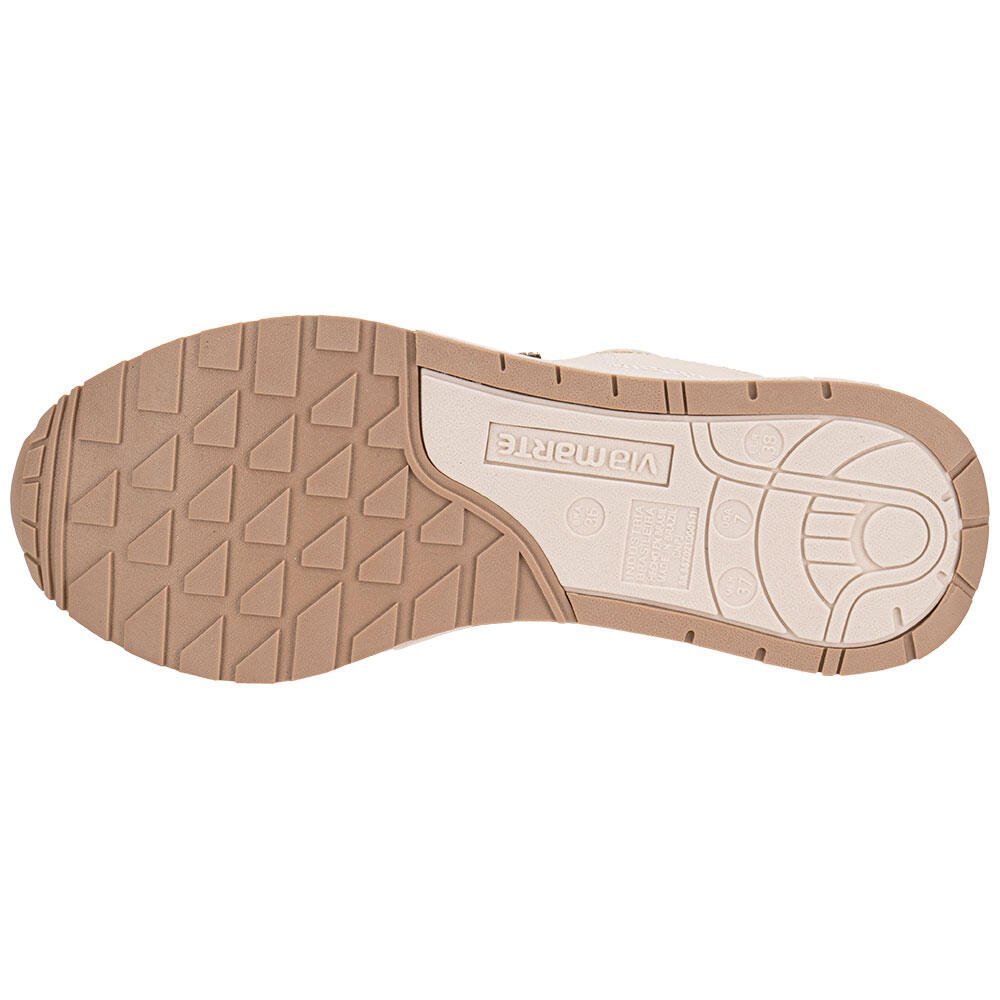 TÊNIS FEMININO CASUAL VIA MARTE 286001 Bege 4