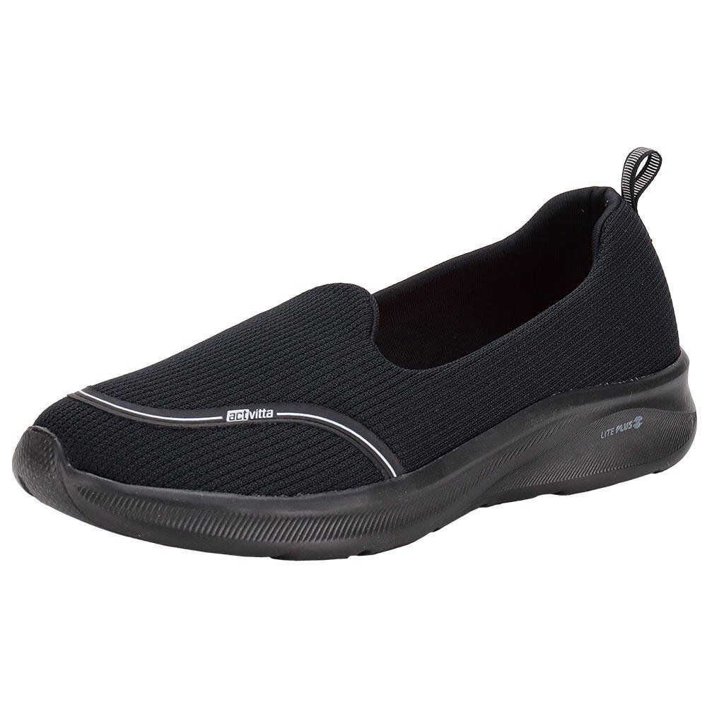 TÊNIS FEMININO SLIP ON ACTVITTA 4853100 Preto 2