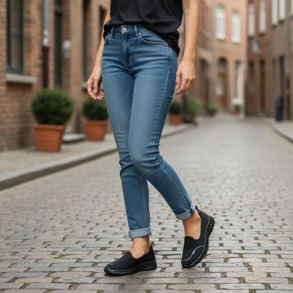 TÊNIS FEMININO SLIP ON ACTVITTA 4853100 Preto 3