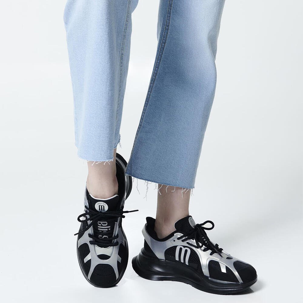 MELISSA X BEAT 39505 Preto/Prata 2