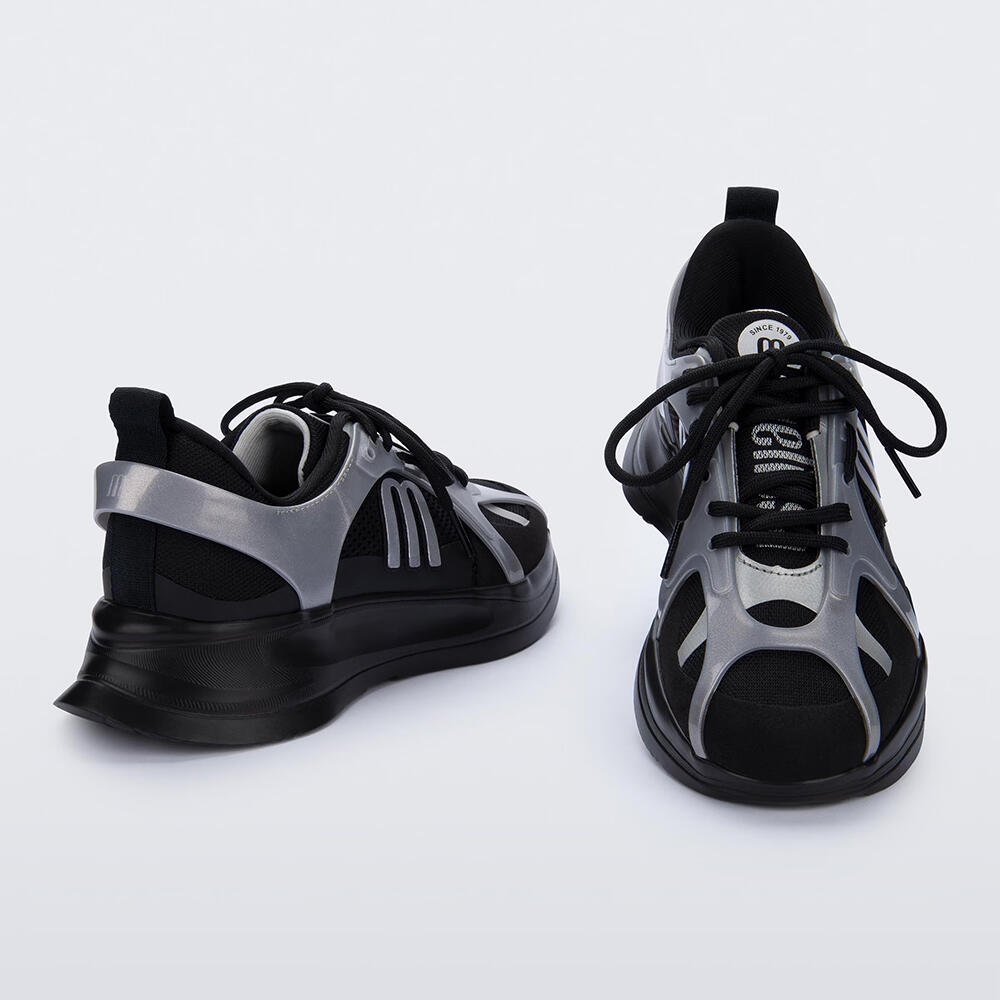 MELISSA X BEAT 39505 Preto/Prata 3