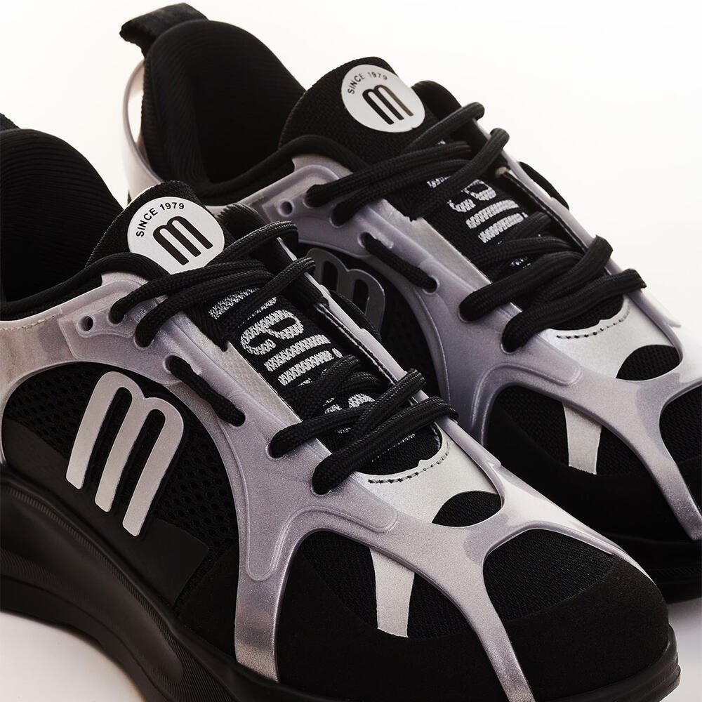 MELISSA X BEAT 39505 Preto/Prata 4