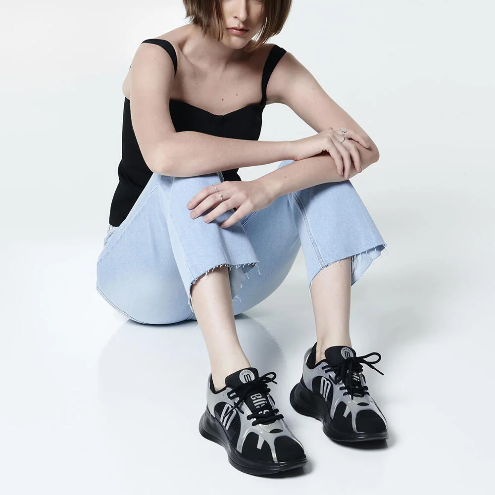 MELISSA X BEAT 39505 Preto/Prata 5