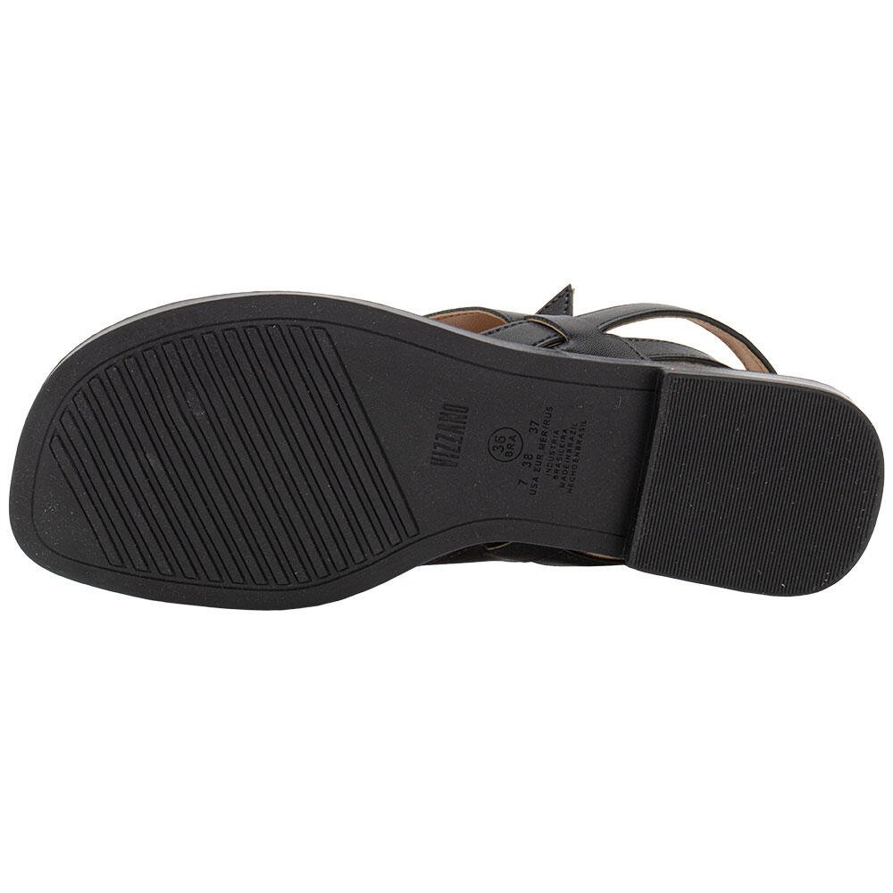 SANDÁLIA FEMININA FLAT VIZZANO 6463107 Preto 4