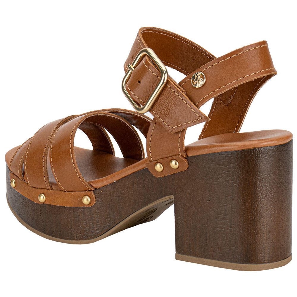SANDÁLIA FEMININA MEIA PATA BOTTERO 370508 Marrom 3