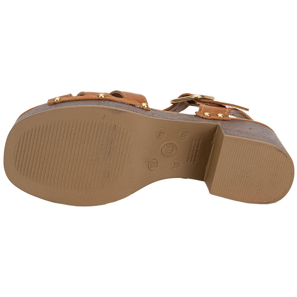 SANDÁLIA FEMININA MEIA PATA BOTTERO 370508 Marrom 4