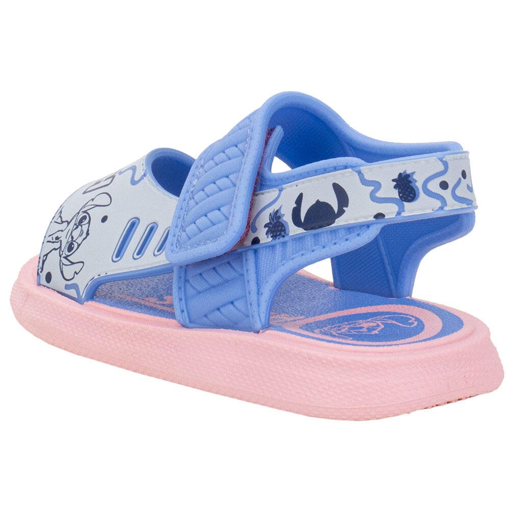 Sandalia Infantil Disney Lunch Time Grendene 23271 Azul/Rosa 3