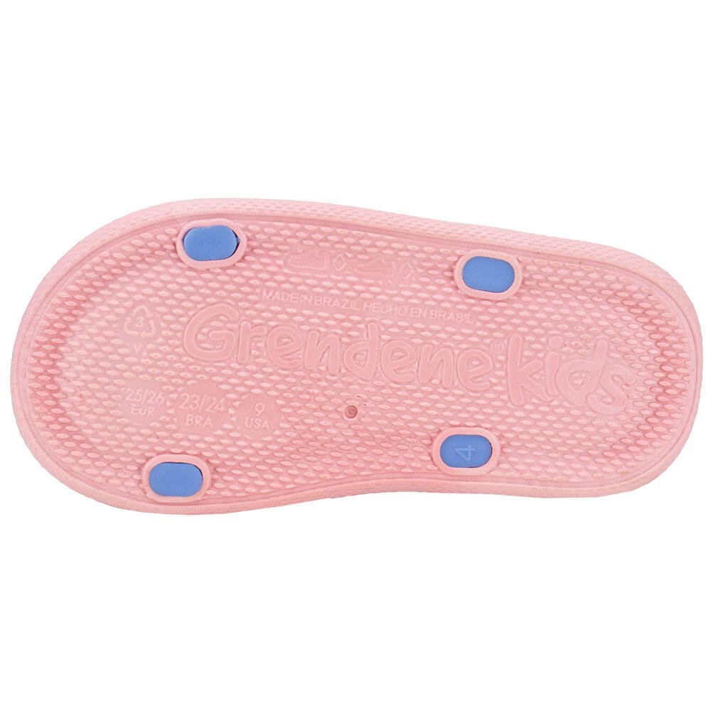 Sandalia Infantil Disney Lunch Time Grendene 23271 Azul/Rosa 4