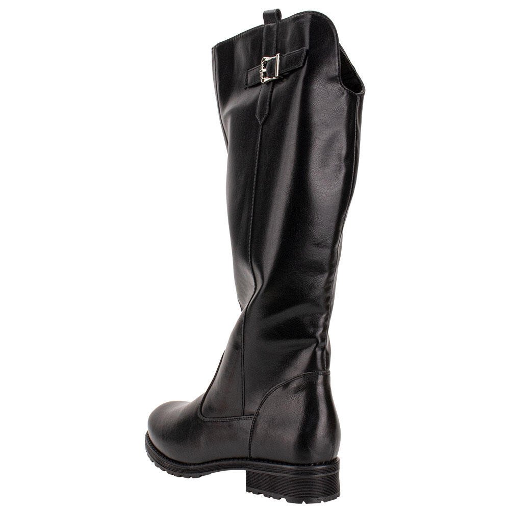 BOTA FEMININA CANO ALTO MOONCITY 72129 Preto 3