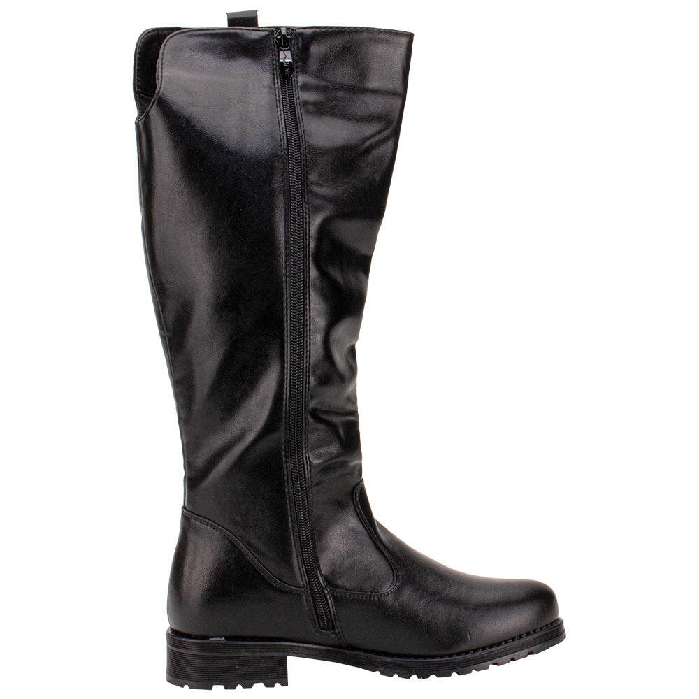 BOTA FEMININA CANO ALTO MOONCITY 72129 Preto 5