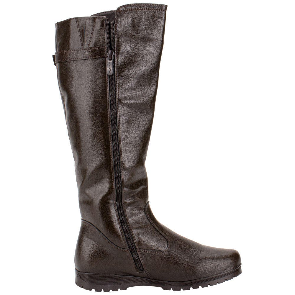 BOTA FEMININA CANO ALTO MOONCITY 71130 Marrom 5