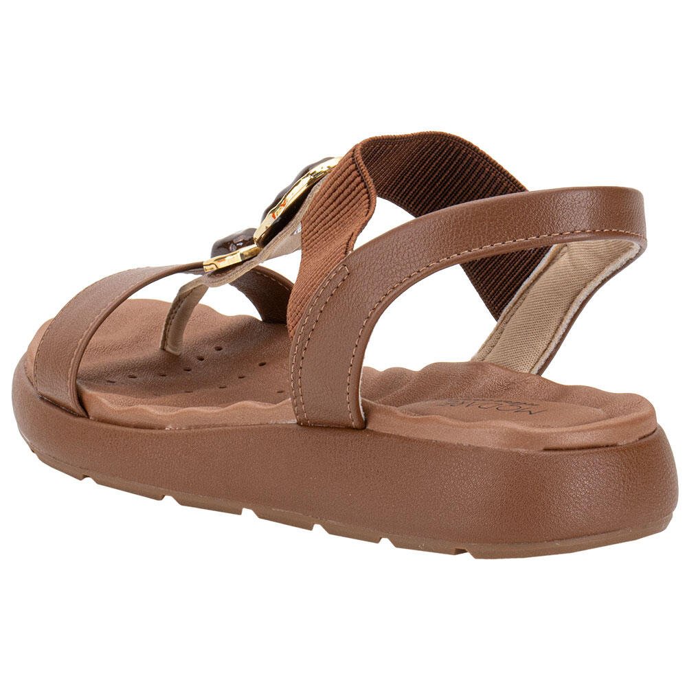 SANDÁLIA FEMININA FLAT MODARE 7222104 Marrom 3