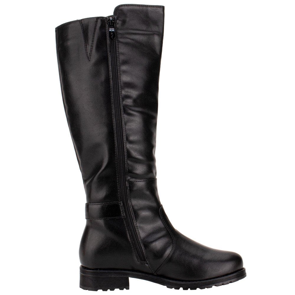 BOTA FEMININA CANO ALTO MOONCITY 72136 Preto 5
