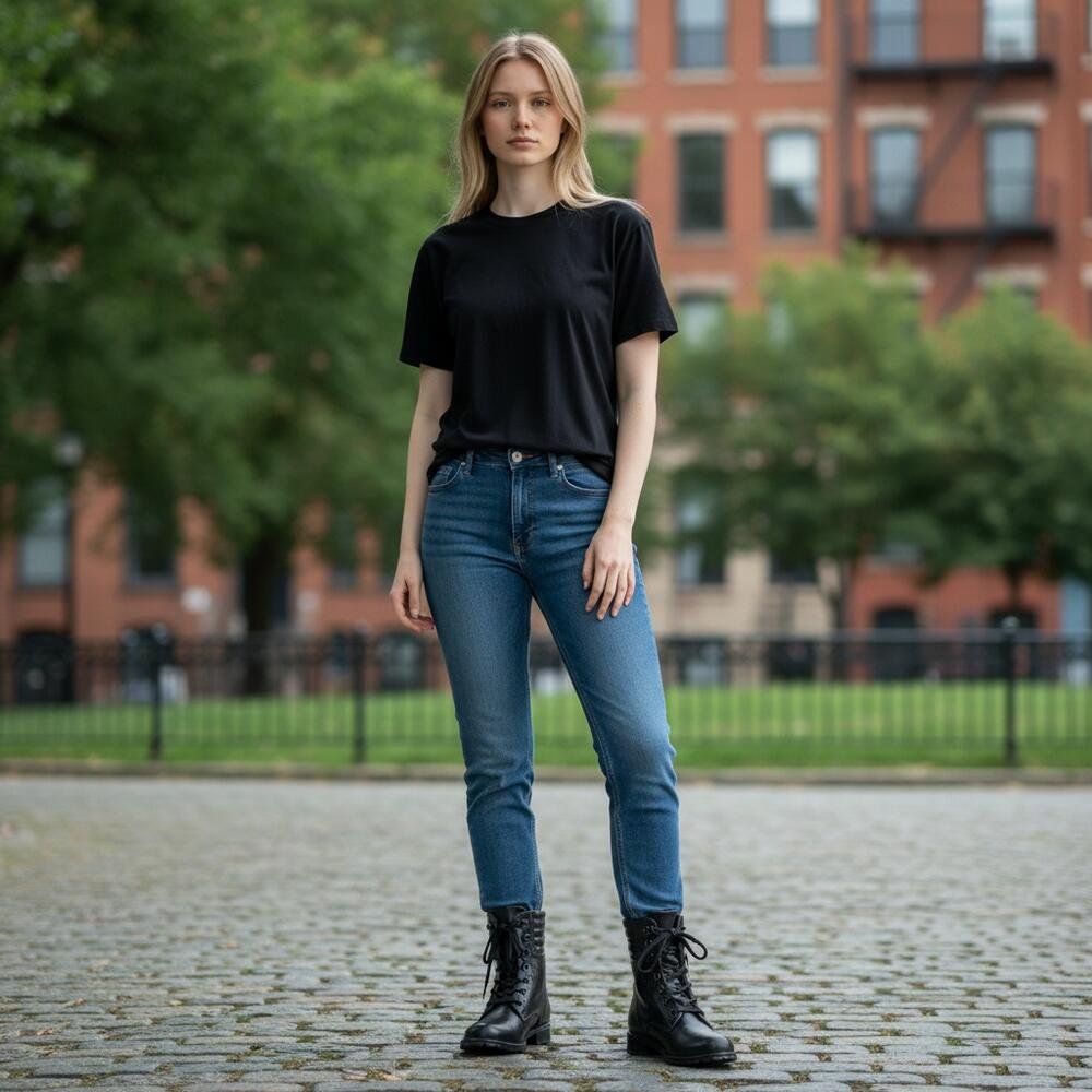 BOTA FEMININA COTURNO MOONCITY 72127 Preto 2