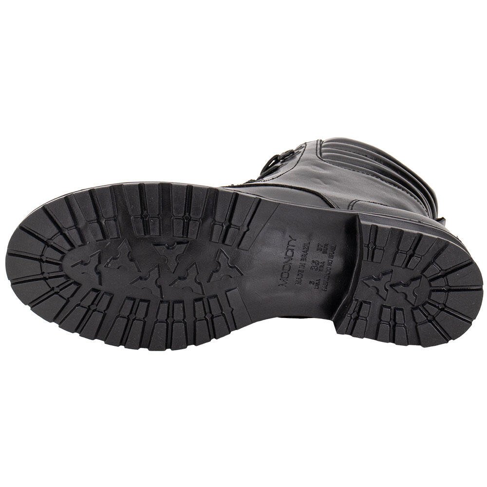 BOTA FEMININA COTURNO MOONCITY 72127 Preto 4