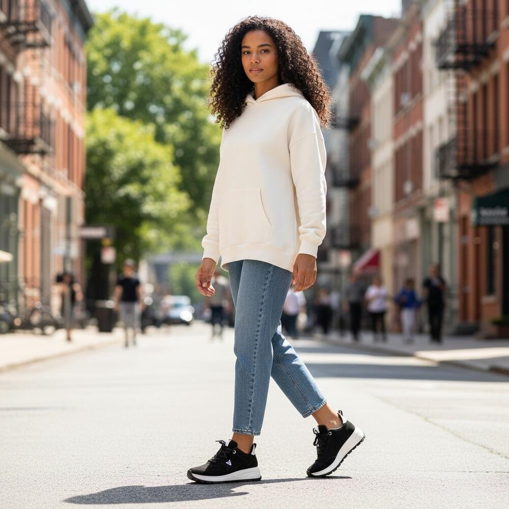 TÊNIS FEMININO CASUAL VIA MARTE 242013 Preto 2