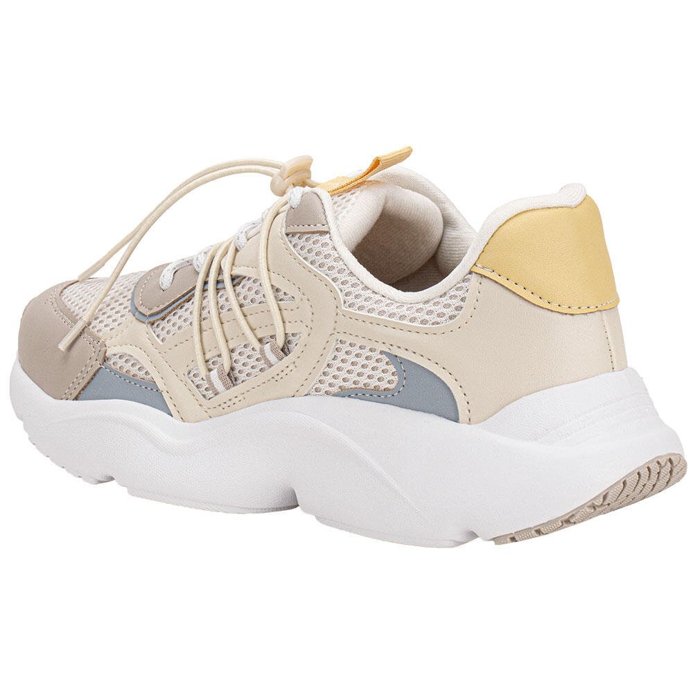 TÊNIS FEMININO CHUNKY VIZZANO 1440111 Cinza/Bege 3
