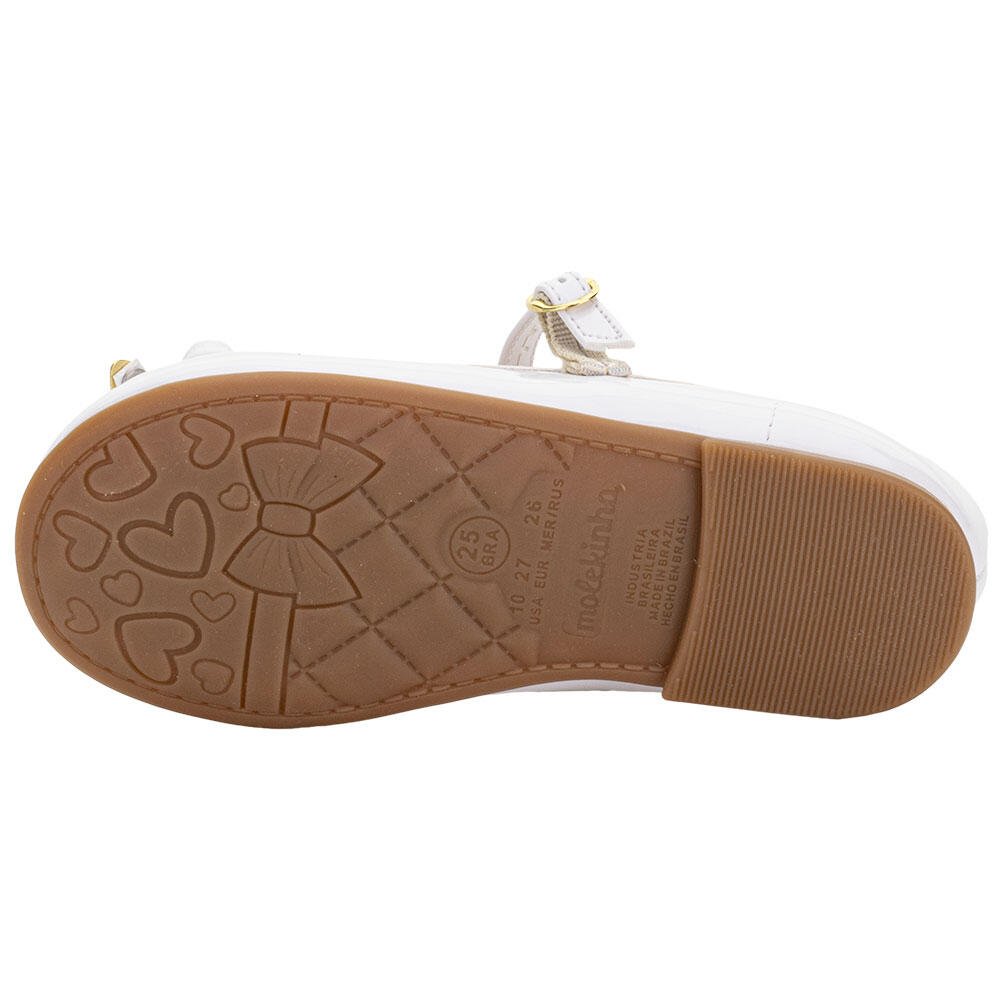 SAPATILHA INFANTIL MOLEKINHA 21061073 Branco 4