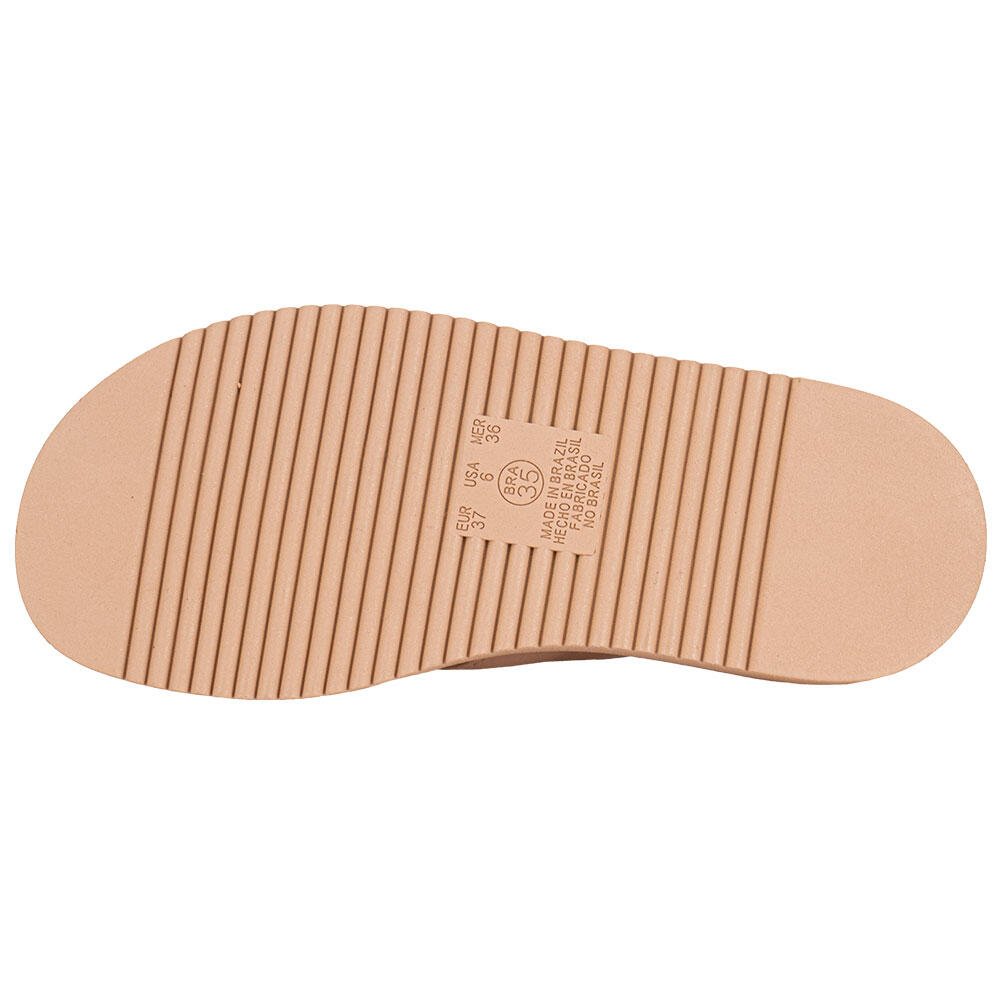 TAMANCO FEMININO FLAT VIA SCARPA 165817886 Bege 4